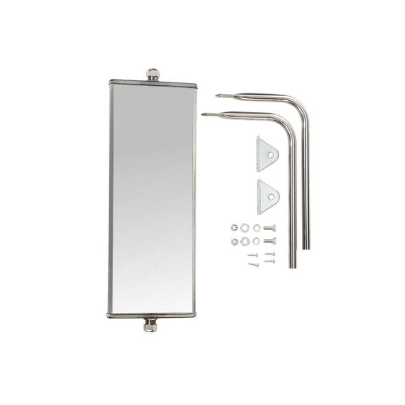 Wide Angle West Coast Mirror Stainless Steel Kit 97633 - Main
