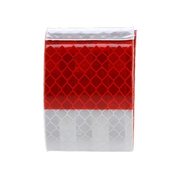Reflective Tape 2" X 18" Strip Red White 98136 - Front