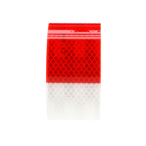 Reflective Tape 2" x 24" Red White Strip 98113 - Front