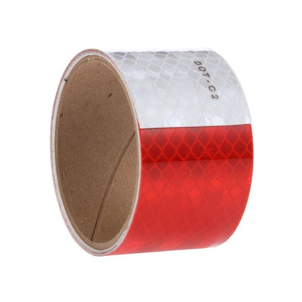 Reflective Tape 21 1/2" X 100" Red White Strip 98138 - Main