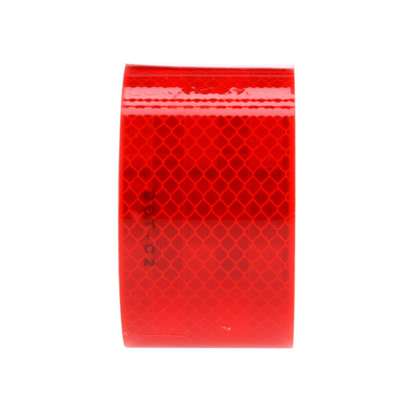 Reflective Tape Red White 2" X 54" Strip 98108 - Front