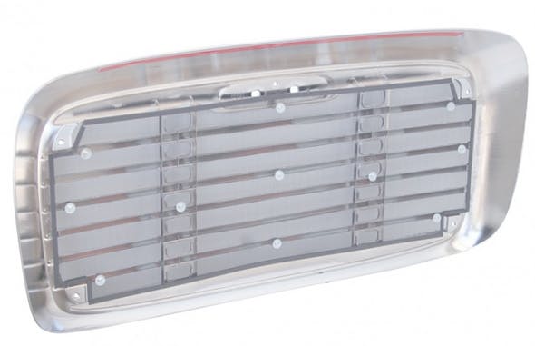 Freightliner Columbia Chrome Grill With Bugscreen A17-15107-000 Side