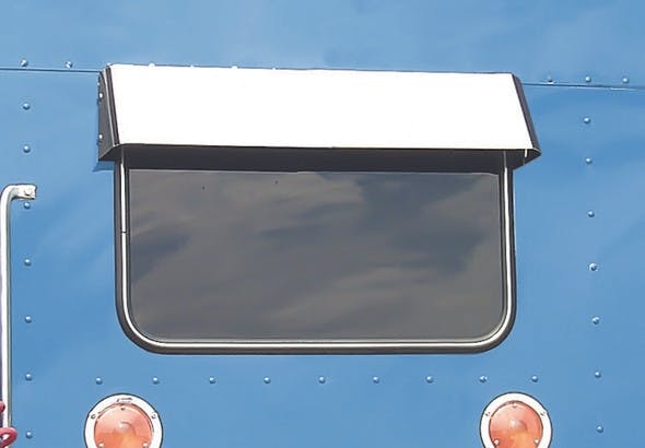 Kenworth Rear Sleeper Window Drop Visor