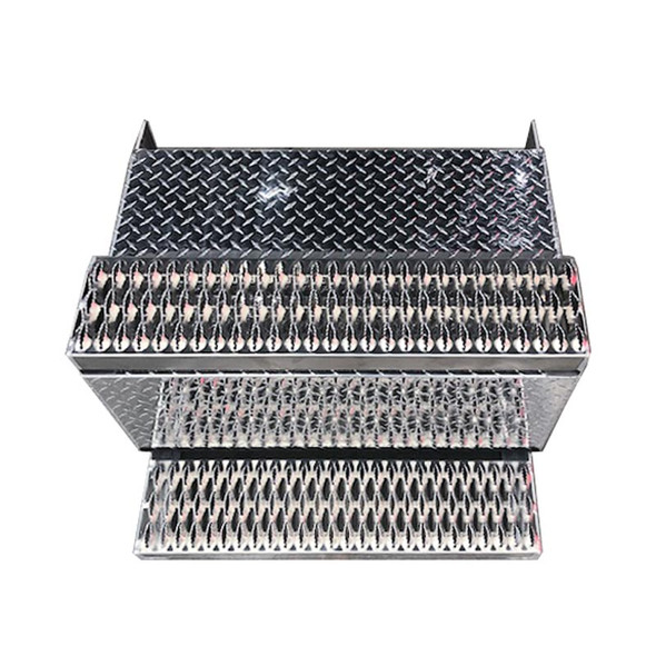 Peterbilt 379 388 389 Aluminum Diamond Plate Battery Box- Top View