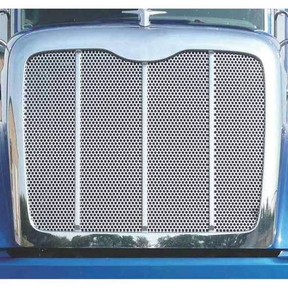 Peterbilt 384 386 Punched Grill Insert With Small 1/4" Circles