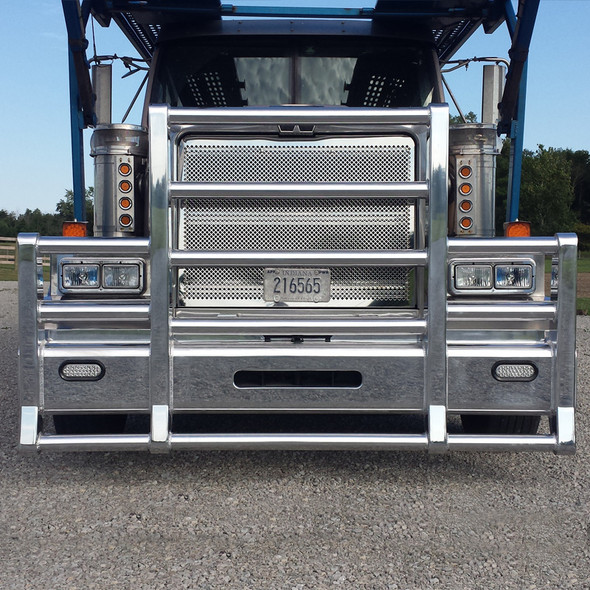 Western Star 4900 Punched Grill Insert With Snake Skin Holes