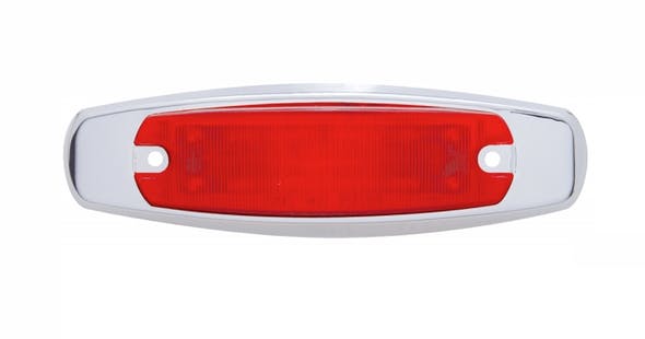 Red Peterbilt Style LED Marker Light