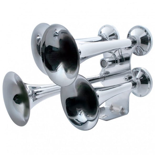 Chrome 4 Trumpet Train Horn