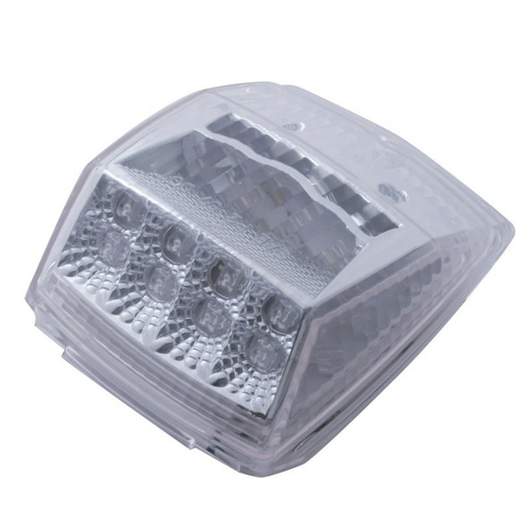 17 LED Square Cab Light With Reflector & Clear Lens