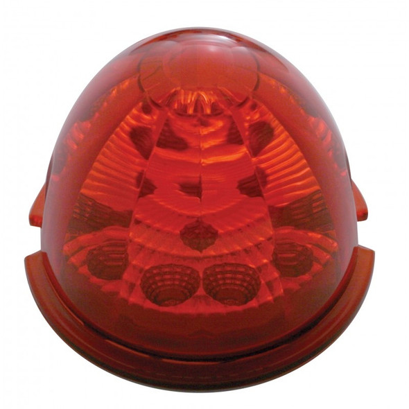 17 LED Reflector Cab Light With Watermelon Style Red Lens