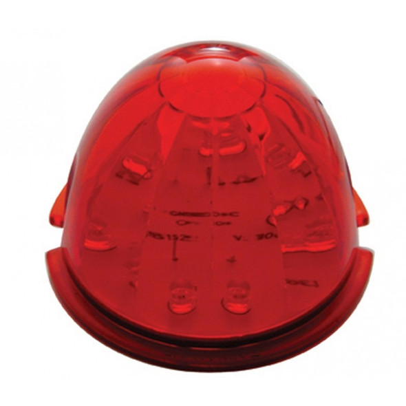 17 LED Cab Light With Watermelon Style Red Lens