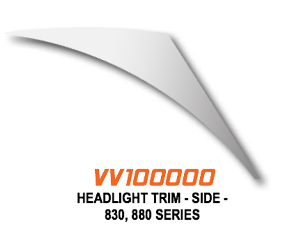 Volvo 830 880 Series Side Headlight Trim Stainless Steel By Valley Chrome