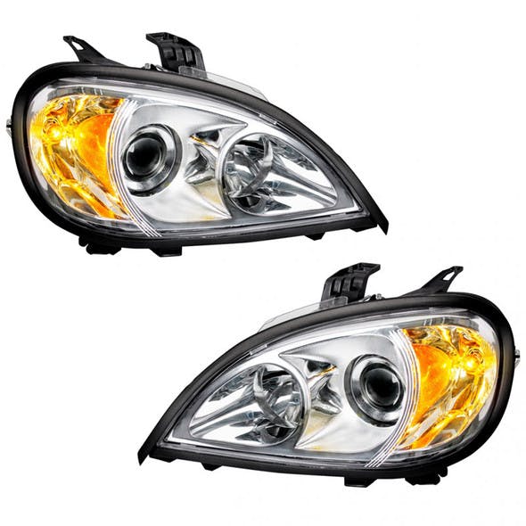 Freightliner Columbia Projection Headlights Pair On