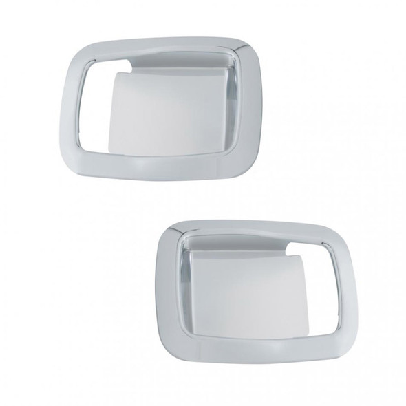 Kenworth Chrome Interior Door Handle Covers With Rounded Edges