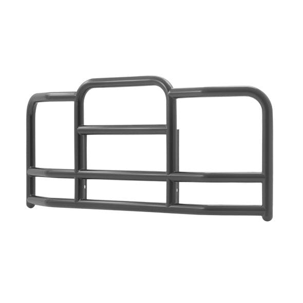 Kenworth T600A 1988-2007 ProTec Grill Guard (Black Steel, 25° Angle)