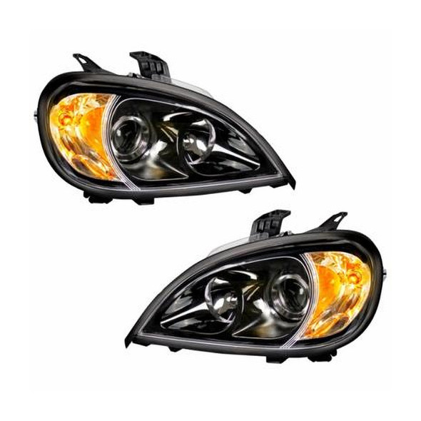 Freightliner Columbia Blacked Out Projection Headlight Pair Showcase Image