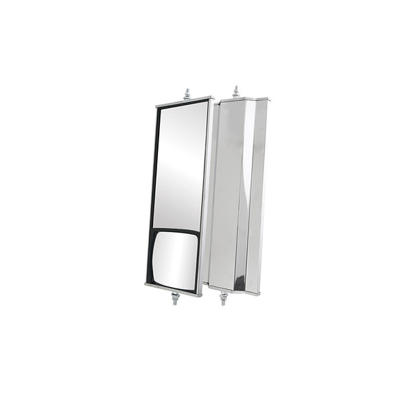 West Coast Combination Mirror 6 x 16 Stainless Steel