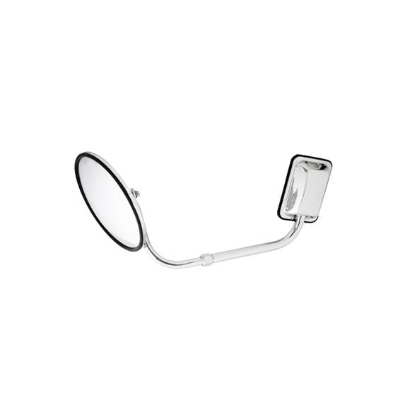 Hood Mount Convex Mirror Assembly Chrome