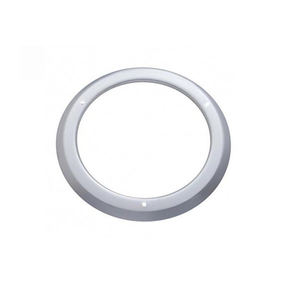 4" Round Stainless Steel Bezel With Grommet Mounted