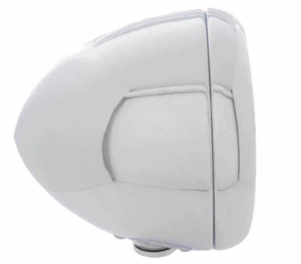 Chrome Classic Guide Headlight H4 Bulb - Driver & Passenger