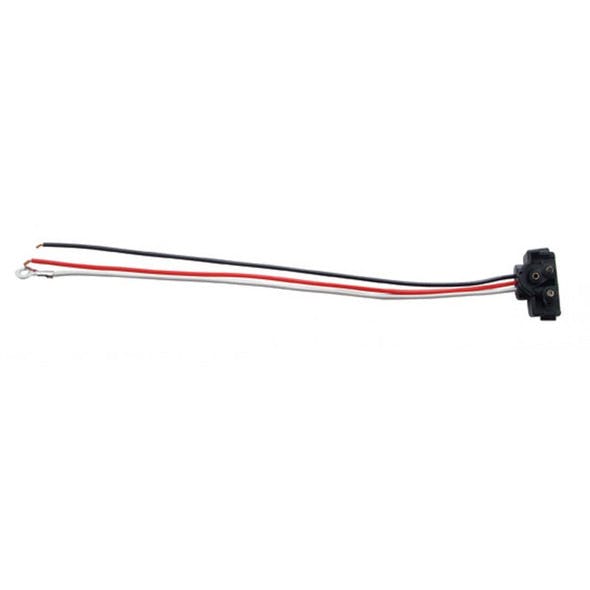 Right Angle 3-Pin Wire Stop Turn Tail Plug 10" Leads