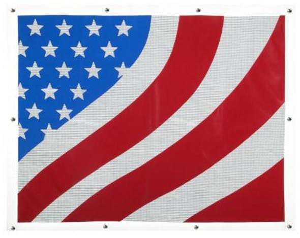 Peterbilt 377 378 379 American Flag Bug Screen