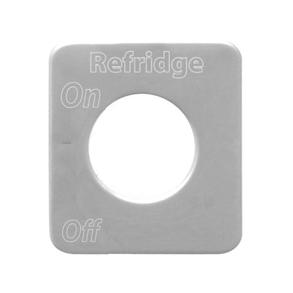 Kenworth Stainless Steel Refridge Switch Plate