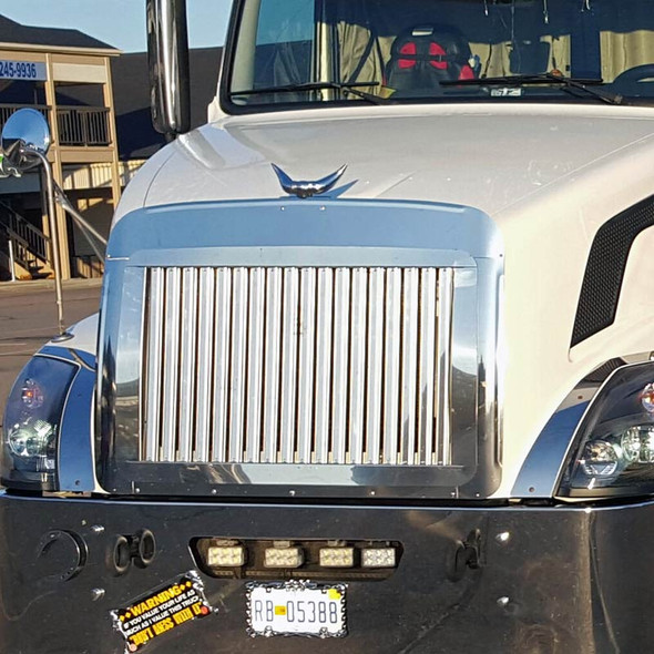 Volvo VNL 670 730 780 Grill with Vertical Bars 2004 & Newer