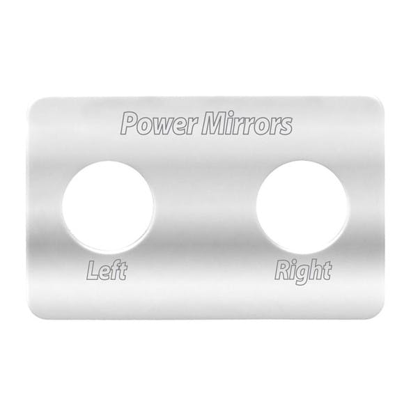 Freightliner Stainless Steel Switch Plates By Grand General Power Mirrors