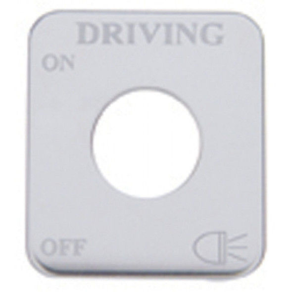 Freightliner Stainless Steel Driving Lights Switch Plate