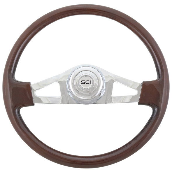 Pinion Mahogany 18" Steering Wheel