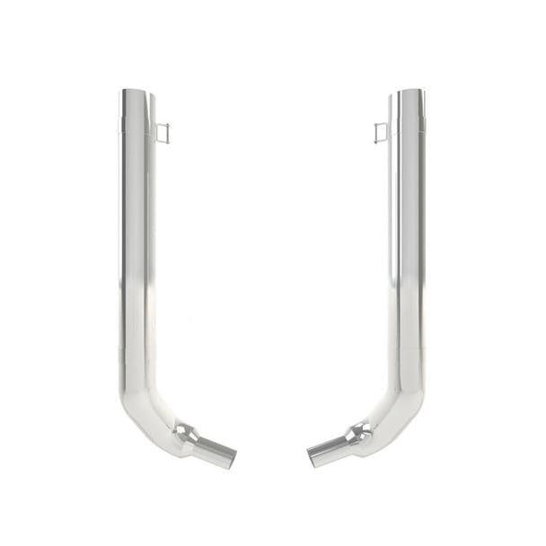 Kenworth T600 T800 6" Dynaflex Chrome Exhaust Kit With Exhaust Stack Options