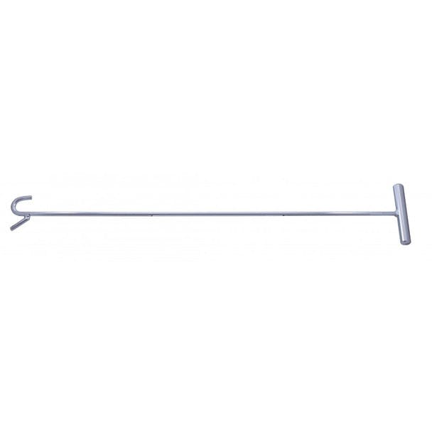Chrome Fifth Wheel Pin Puller With Hook
