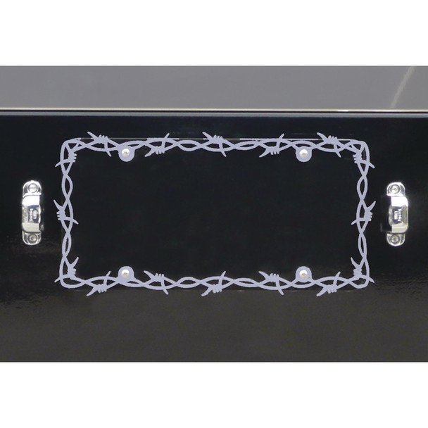 Universal Barbwire License Plate Frame By RoadWorks