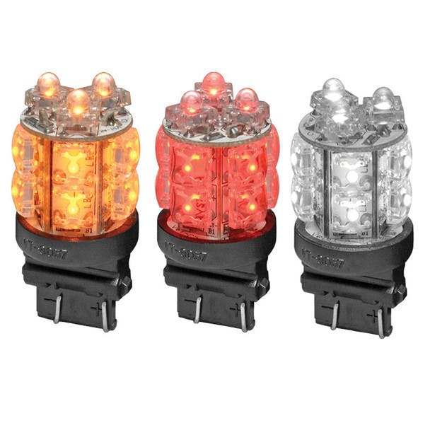 LED 360 Degree 3157 Push In Replacement Bulb Amber, Red, & White