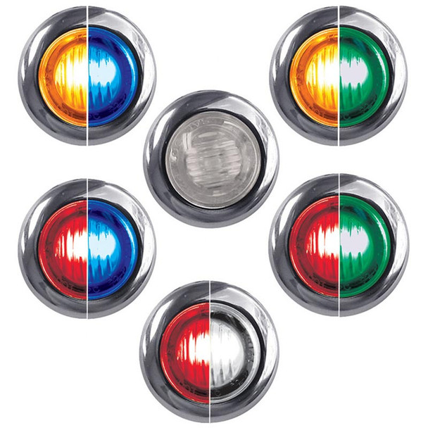Mini Button Dual Revolution LED Marker Light