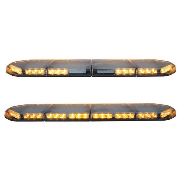 49" High Power LED Warning Light Bar 12 and 16 Lit Lightheads
