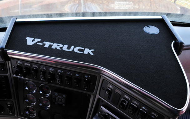 Freightliner Cascadia V-Truck Custom Dashboard System Short Shelf With Black Carpet