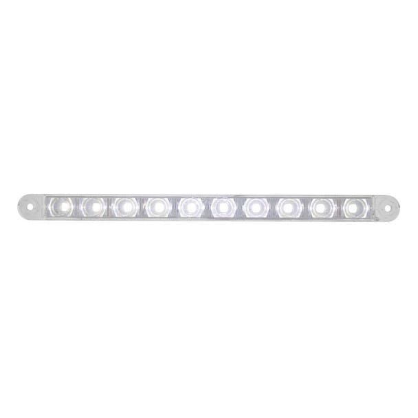 10 LED 9" Auxiliary Light Bar White