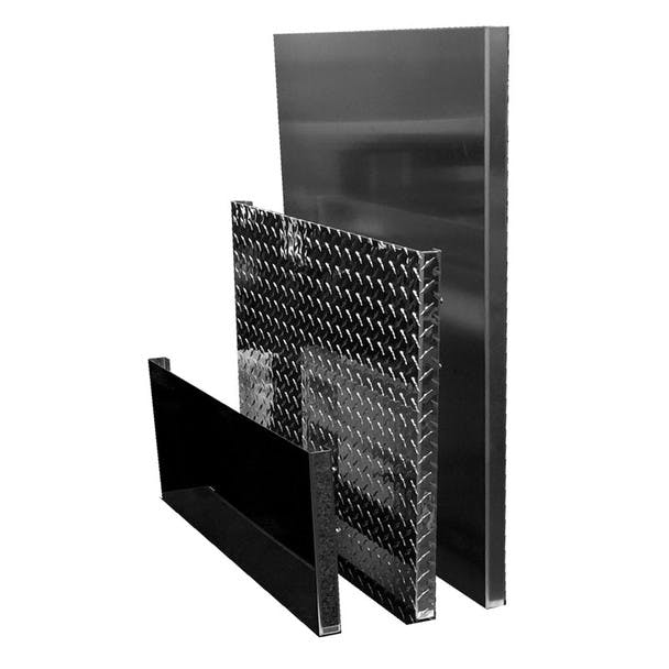 Custom In Frame Aluminum Deck Plate - Styles
