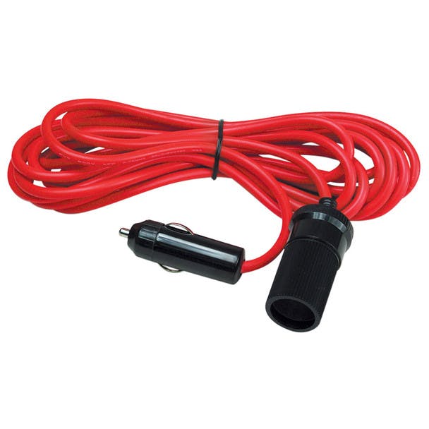 RoadPro 12-Volt 12' Extension Cord With Cigarette Lighter Plug