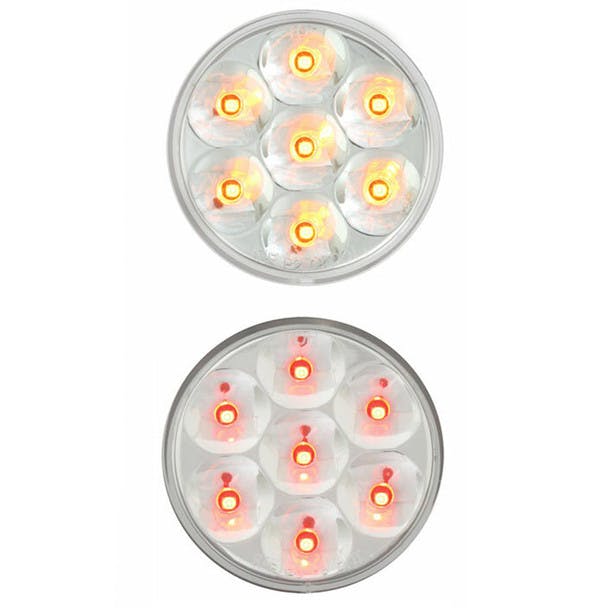 Pearl 2.5" Round Dual Function LED Clearance Marker Light By Grand General