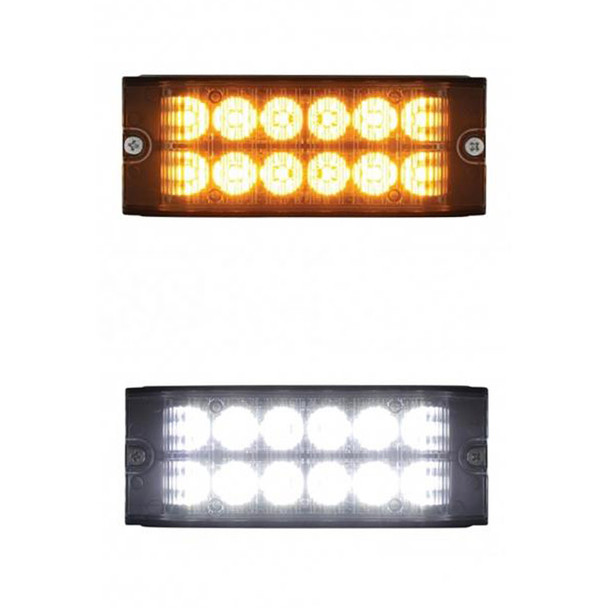 12 LED High Power Low Profile Warning Light Both Options