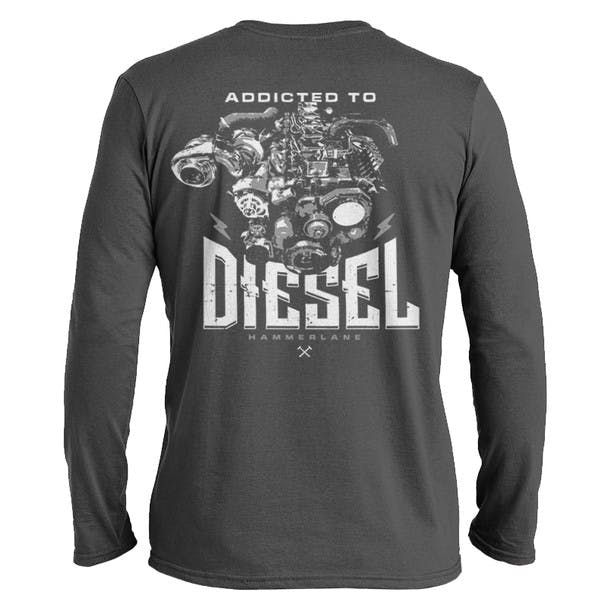 Addicted To Diesel Hammer Lane Long Sleeve T-Shirt