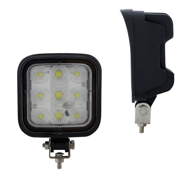 9 LED Square Wide Angle Driving Work Light