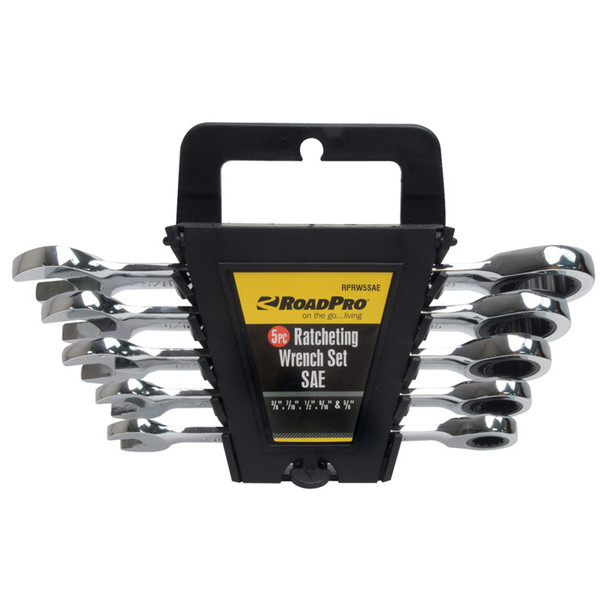 RoadPro Ratcheting Wrench 5 Piece Set