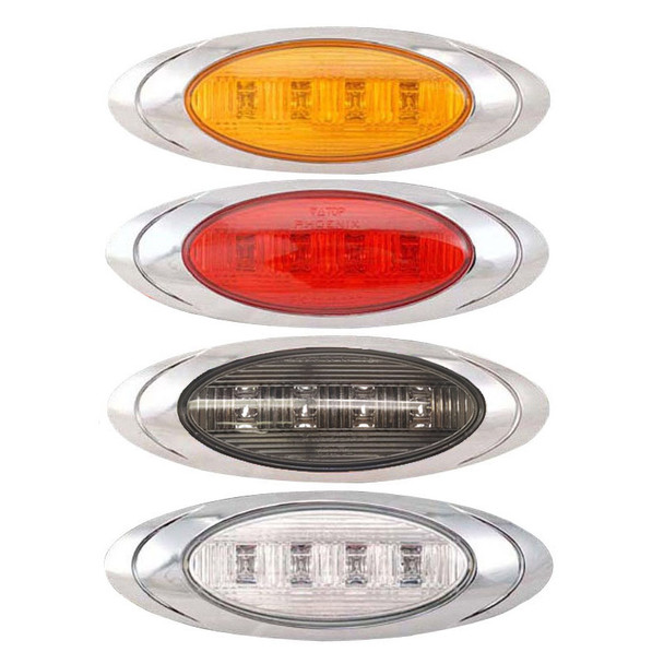Oval P1 LED Clearance Marker Lights