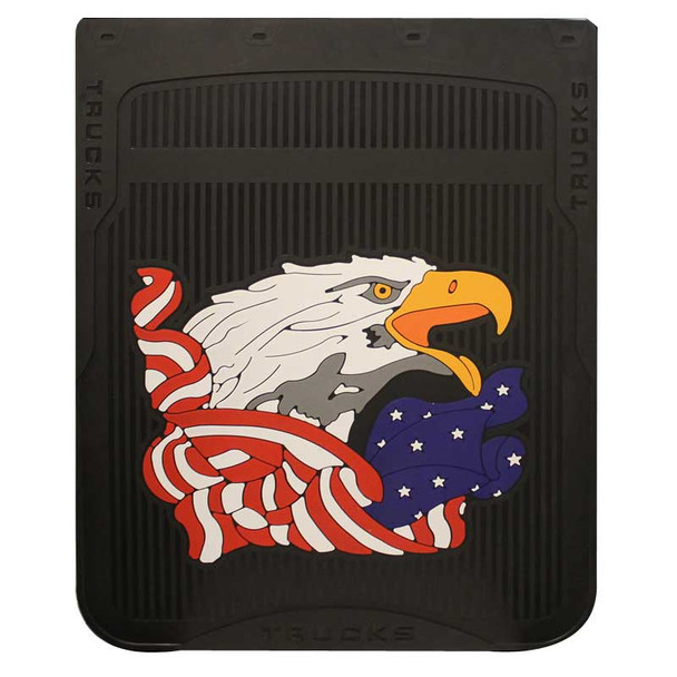 24" x 30" American Eagle Mud Flaps With Black Background