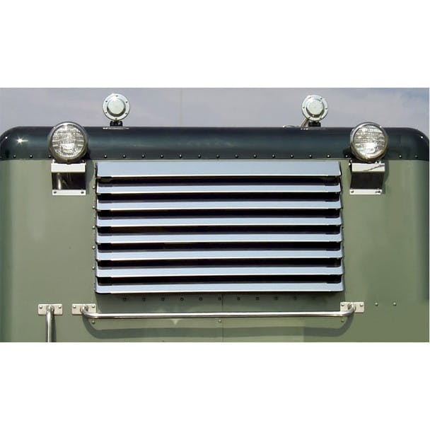 Peterbilt 389 Louver-Style Rear Window Shade 8 Louvers By Roadworks