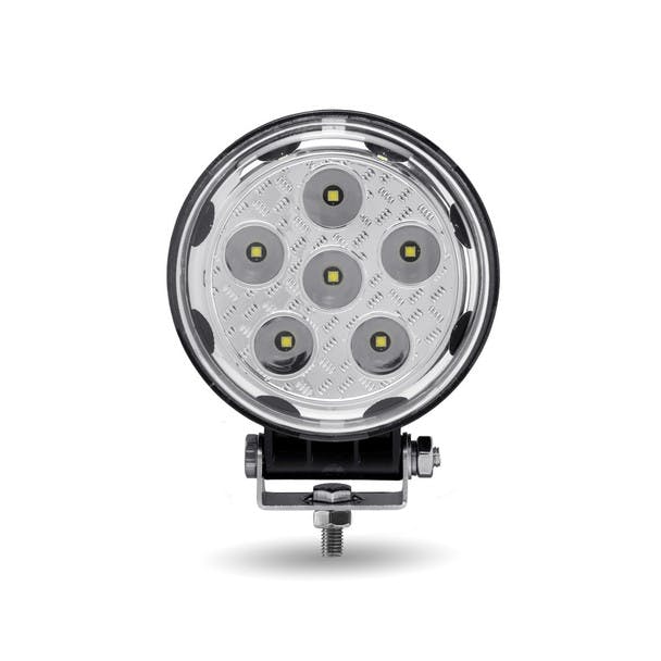 4.5" Round 'Radiant Series' Universal LED Spot And Flood Beam Work Light Front
